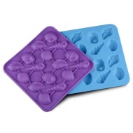 Epoksi Şeker Hamuru Çikolata Deniz Kabuğu Figürleri Silikon Kalıbı GT1344