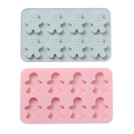 Epoksi Şeker Hamuru Çikolata Kurabiye Adam Silikon Kalıbı GT156