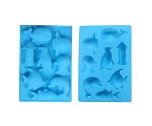 Epoksi Şeker Hamuru Çikolata Kek 3D Deniz Canlıları Balık Silikon Kalıbı GT1341