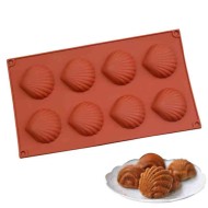 Epoksi Kek Çikolata İstiridye Deniz Kabuğu Silikon Kalıbı GT169