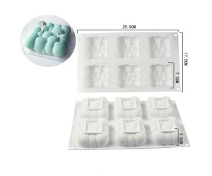 Epoksi 3D Bulut Dekorasyon Mum Kalıbı Silikon Kalıbı GT1345 Epoksi 3D Bulut Dekorasyon Mum Kalıbı Silikon Kalıbı GT1345