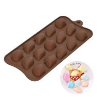 Çikolata Kalıbı Pişirme Kek Kalıbı Deniz Kabuğu Silikon Kalıbı