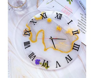 Epoksi Saat Kalıbı Silikon Büyük Boy 40cm EM296 Epoksi Saat Kalıbı Silikon Büyük Boy 40cm EM296