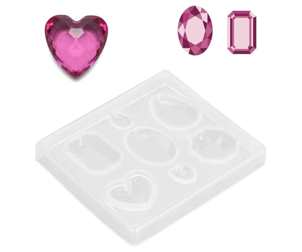 Epoksi Kristal Kesim Kolye Kalıbı Silikon GT9363