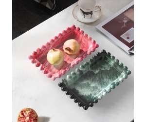 Epoksi Silikon Boncuk Detaylı Tabak Kalıbı GT9315 Epoksi Silikon Boncuk Detaylı Tabak Kalıbı GT9315