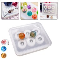 Epoksi Yuvarlak Boncuk Kalıbı Tesbih Boncuk Kalıbı 12mm