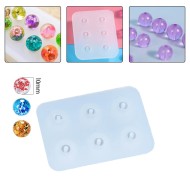 Epoksi Yuvarlak Boncuk Kalıbı Tesbih Boncuk Kalıbı 10mm