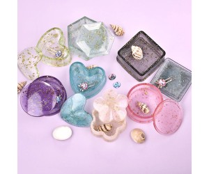 Epoksi Kare Kapaklı Mücevher Takı Kutusu Silikon Kalıbı GT9234 Epoksi Kare Kapaklı Mücevher Takı Kutusu Silikon Kalıbı GT9234