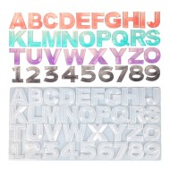 Epoksi Harf Kalıbı Kristal Kesim Silikon Kalıbı GT6225