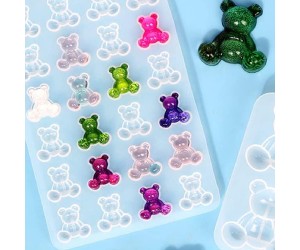 Epoksi Çoklu Haribo Ayıcık Kalıbı Silikon GT8070 Epoksi Çoklu Haribo Ayıcık Kalıbı Silikon GT8070