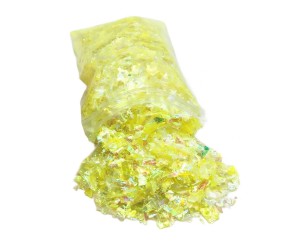 Epoksi Glitter Parçalı Janjanlı Sarı 5gr