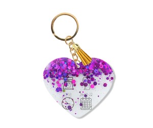 Epoksi Kalp Anahtarlık Silikon Kalıbı GT9276 Epoksi Kalp Anahtarlık Silikon Kalıbı GT9276