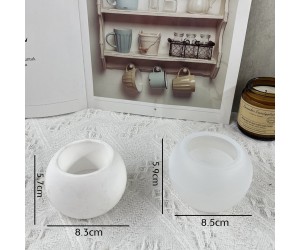 Epoksi Yuvarlak Beton Saksı ve Mumluk Silikon Kalıbı 8.3x5.7cm GT9455 Epoksi Yuvarlak Beton Saksı ve Mumluk Silikon Kalıbı 8.3x5.7cm GT9455