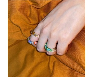 Epoksi Çoklu Yüzük Kalıbı Silikon GT9127 Epoksi Çoklu Yüzük Kalıbı Silikon GT9127