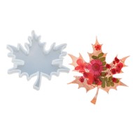 Epoksi Çınar Yaprak Silikon Kalıbı Küçük Boy GT9193