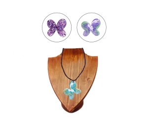 Epoksi Çoklu Anahtarlık Kolye Kelebek Kalıbı Silikon EM226 Epoksi Çoklu Anahtarlık Kolye Kelebek Kalıbı Silikon EM226