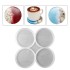 Epoksi Çoklu Yuvarlak Daire Bardak Altlığı Silikon Kalıbı EM108