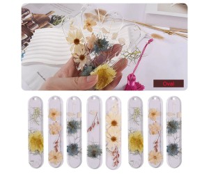 Epoksi 3’lü Oval Model Çoklu Kitap Ayracı Kalıbı Silikon EM307 Epoksi 3’lü Oval Model Çoklu Kitap Ayracı Kalıbı Silikon EM307