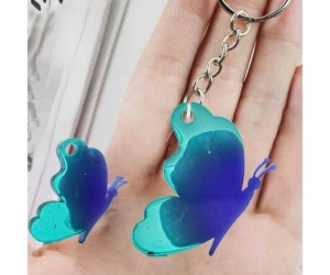 Epoksi Çoklu Anahtarlık Kelebek Kalıbı Silikon EM314 Epoksi Çoklu Anahtarlık Kelebek Kalıbı Silikon EM314