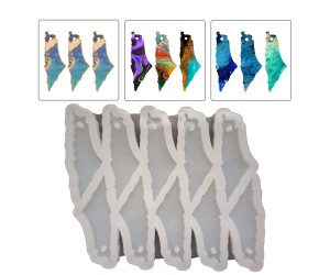 Epoksi Çoklu Anahtarlık Filistin Haritası Kalıbı Silikon EM317