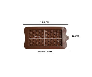 Çikolata Tablet Kalıbı Silikon Çikolata Ve Kek Kalıbı Petek Model GT2311 Çikolata Tablet Kalıbı Silikon Çikolata Ve Kek Kalıbı Petek Model GT2311