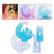 Epoksi Dekoratif Ayyıldız Camii Minare Masa Süsü Kalıbı Silikon