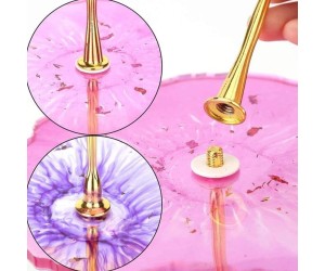 Epoksi Köşeli Cupcake Sunumluk Kek Standı Silikon Kalıbı