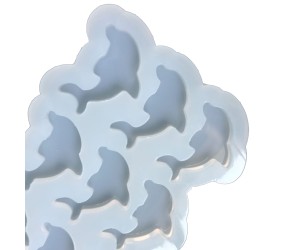 Epoksi Çoklu Yunus Balık Kolye Anahtarlık Kalıbı Silikon EM336 Epoksi Çoklu Yunus Balık Kolye Anahtarlık Kalıbı Silikon EM336