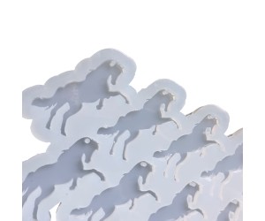 Epoksi Çoklu Şahlanan At Kolye Anahtarlık Kalıbı Silikon EM339 Epoksi Çoklu Şahlanan At Kolye Anahtarlık Kalıbı Silikon EM339