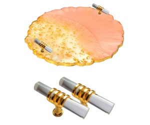 Epoksi Tepsi Kulp T Model Gold