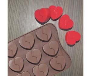 Çikolata Kalp Kalıbı Kek Kalıbı Şeker Hamuru Taş Tozu Silikon Kalıbı Çikolata Kalp Kalıbı Kek Kalıbı Şeker Hamuru Taş Tozu Silikon Kalıbı
