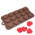 Çikolata Kalp Kalıbı Kek Kalıbı Şeker Hamuru Taş Tozu Silikon Kalıbı