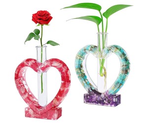 Epoksi Kalp Dekor Çiçek Gül Tutucu Sevgililer Günü Aşk Figür Masa Süsü Silikon Kalıbı GT9600 Epoksi Kalp Dekor Çiçek Gül Tutucu Sevgililer Günü Aşk Figür Masa Süsü Silikon Kalıbı GT9600