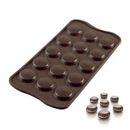 Çikolata Macaron Kalıbı Çikolata Makaron Silikon Kalıbı GT1229