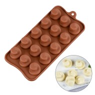 Çikolata Kalıbı Sakızlı Muz Kalıbı Şelale Desen Çikolata Silikon Kalıbı GT1252