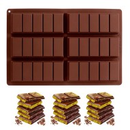 Çikolata Dubai Kalıbı Büyük Boy Tablet Çikolata Silikon Kalıbı GT504