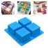 Kare Sabun Kalıbı Kare Çikolata Kalıbı Kek Taş Tozu Kalıbı Silikon GT044
