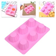 Çikolata Çiçek Kalıbı Kek Kalıbı Jöle Puding Bakeware Silikon Kalıbı