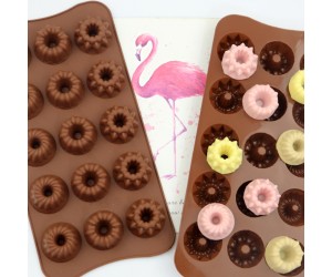 Çikolata Mini Donut Kalıbı Jelibon Donut Şeker Hamuru Silikon Kalıbı GT1303 Çikolata Mini Donut Kalıbı Jelibon Donut Şeker Hamuru Silikon Kalıbı GT1303