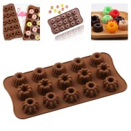 Çikolata Mini Donut Kalıbı Jelibon Donut Şeker Hamuru Silikon Kalıbı GT1303