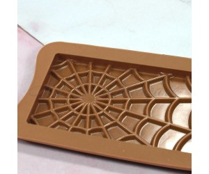 Çikolata Tablet Kalıbı Örümcek Ağı Model Çikolata Silikon Kalıbı GT2313 Çikolata Tablet Kalıbı Örümcek Ağı Model Çikolata Silikon Kalıbı GT2313