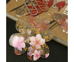 Epoksi Çoklu Yaprak Modelleri Küpe Anahtarlık Kalıbı Silikon GT9595 Epoksi Çoklu Yaprak Modelleri Küpe Anahtarlık Kalıbı Silikon GT9595