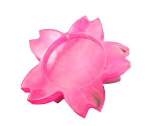 Epoksi Bardak Altlığı Sakura Çiçeği Modeli Kalıbı Silikon GT9536 Epoksi Bardak Altlığı Sakura Çiçeği Modeli Kalıbı Silikon GT9536