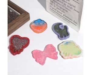Epoksi Yay Kalp Bulut Yıldız Modelleri Anahtarlık Kalıbı Silikon GT9557 Epoksi Yay Kalp Bulut Yıldız Modelleri Anahtarlık Kalıbı Silikon GT9557