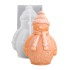 Silikon Mum Kalıbı Yılbaşı Noel Baba Ev Dekorasyon Mum Kalıpları 10x6.8cm GT9565