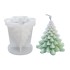 Silikon Mum Kalıbı Yılbaşı Noel Ağacı Ev Dekorasyon Mum Kalıpları 8.0x7.8cm GT9624