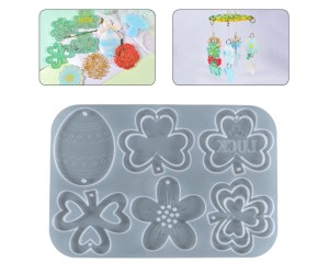 Epoksi Lamba Süsleme Avize Kalıbı Çiçek Modelleri Kalıbı Silikon GT9594