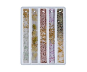 Epoksi Çoklu Kitap Ayracı Düz İnce Kalıbı Silikon GT9540 Epoksi Çoklu Kitap Ayracı Düz İnce Kalıbı Silikon GT9540