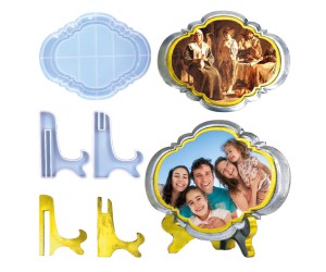 Epoksi Ayaklı Resimlik Kalıbı Fotoğraf Çerçeve Kalıbı Resim Standı Kalıbı Silikon GT9555