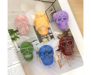 Epoksi Cadılar Bayramı Model Kuru Kafa Kafatası Kalıbı Silikon GT9551 Epoksi Cadılar Bayramı Model Kuru Kafa Kafatası Kalıbı Silikon GT9551